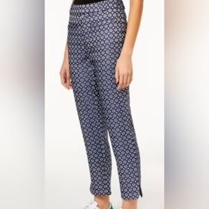 Rachel Rachel Roy Navy and White Brocade Pants